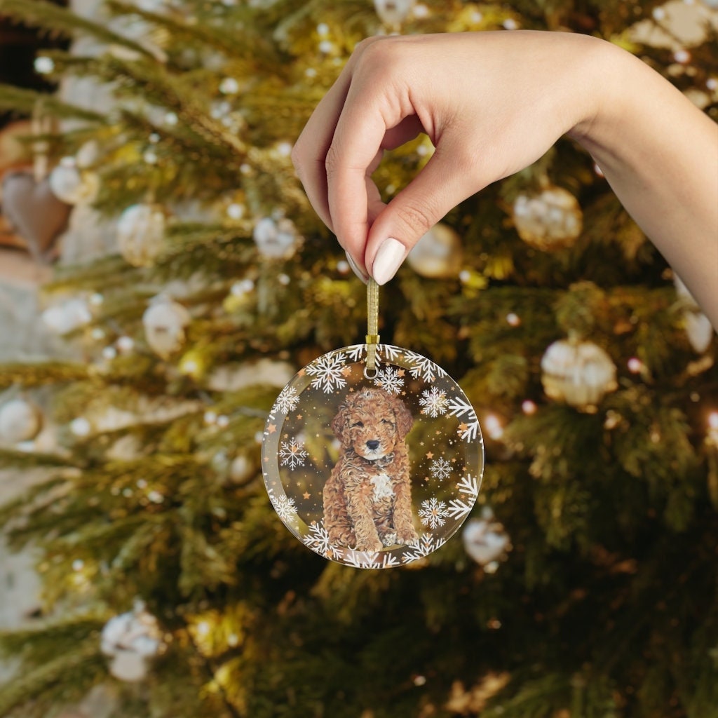 Christmas Puppy Goldendoodle Ornament | Adorable Dog Decor ywd4kc-br.myshopify.com