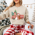 Christmas Truck King Charles Spaniel Sweatshirt ywd4kc-br.myshopify.com