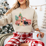 Christmas Truck Pug Sweatshirt ywd4kc-br.myshopify.com
