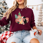 Christmas Truck golden retriever sweatshirt, retriever gifts, retriever halloween shirt, fall golden retriever, dog mom tee, dog dad sweater ywd4kc-br.myshopify.com