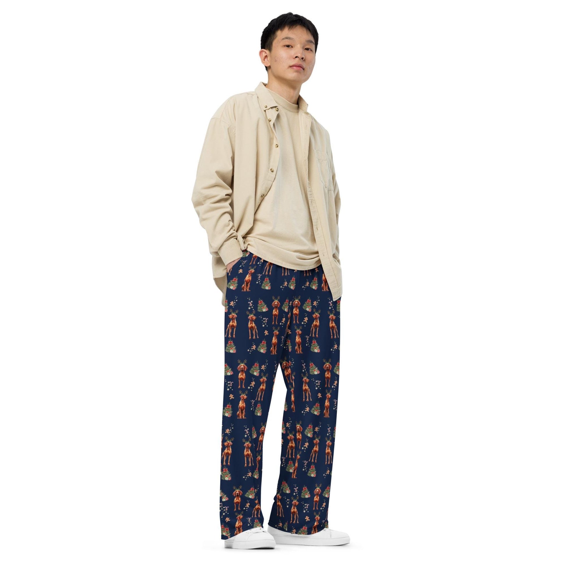 Christmas Vizsla Pajama Pants ywd4kc-br.myshopify.com