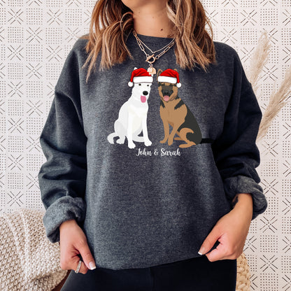 Christmas german shepherd sweatshirt, dog mom xmas sweater, shepherd gifts, sister birthday gift, labour day gift, halloween shepherd shirt ywd4kc-br.myshopify.com