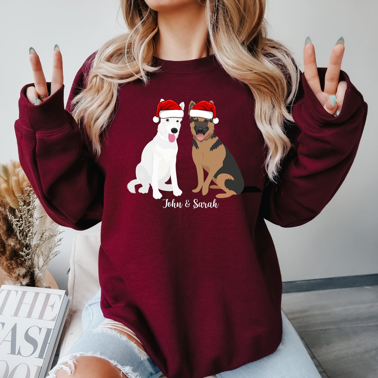 Christmas german shepherd sweatshirt, dog mom xmas sweater, shepherd gifts, sister birthday gift, labour day gift, halloween shepherd shirt ywd4kc-br.myshopify.com