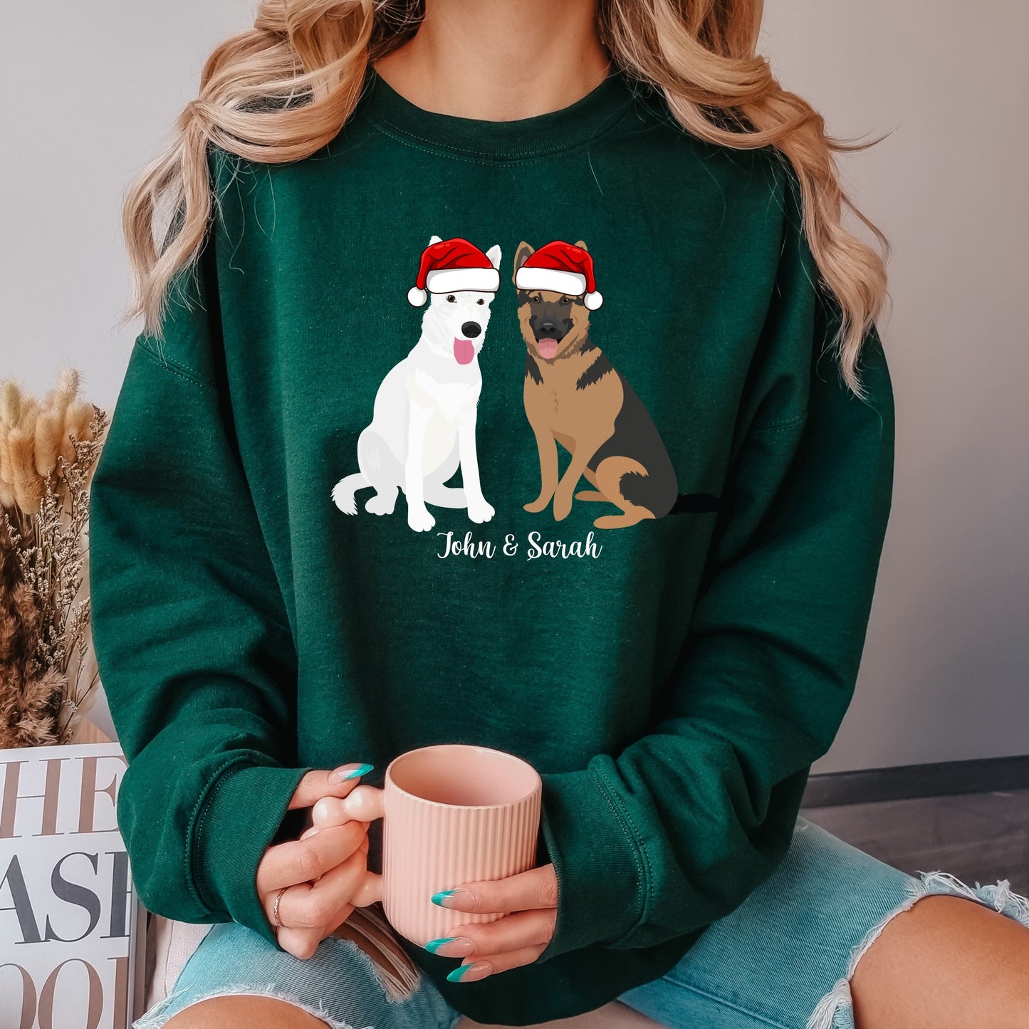 Christmas german shepherd sweatshirt, dog mom xmas sweater, shepherd gifts, sister birthday gift, labour day gift, halloween shepherd shirt ywd4kc-br.myshopify.com