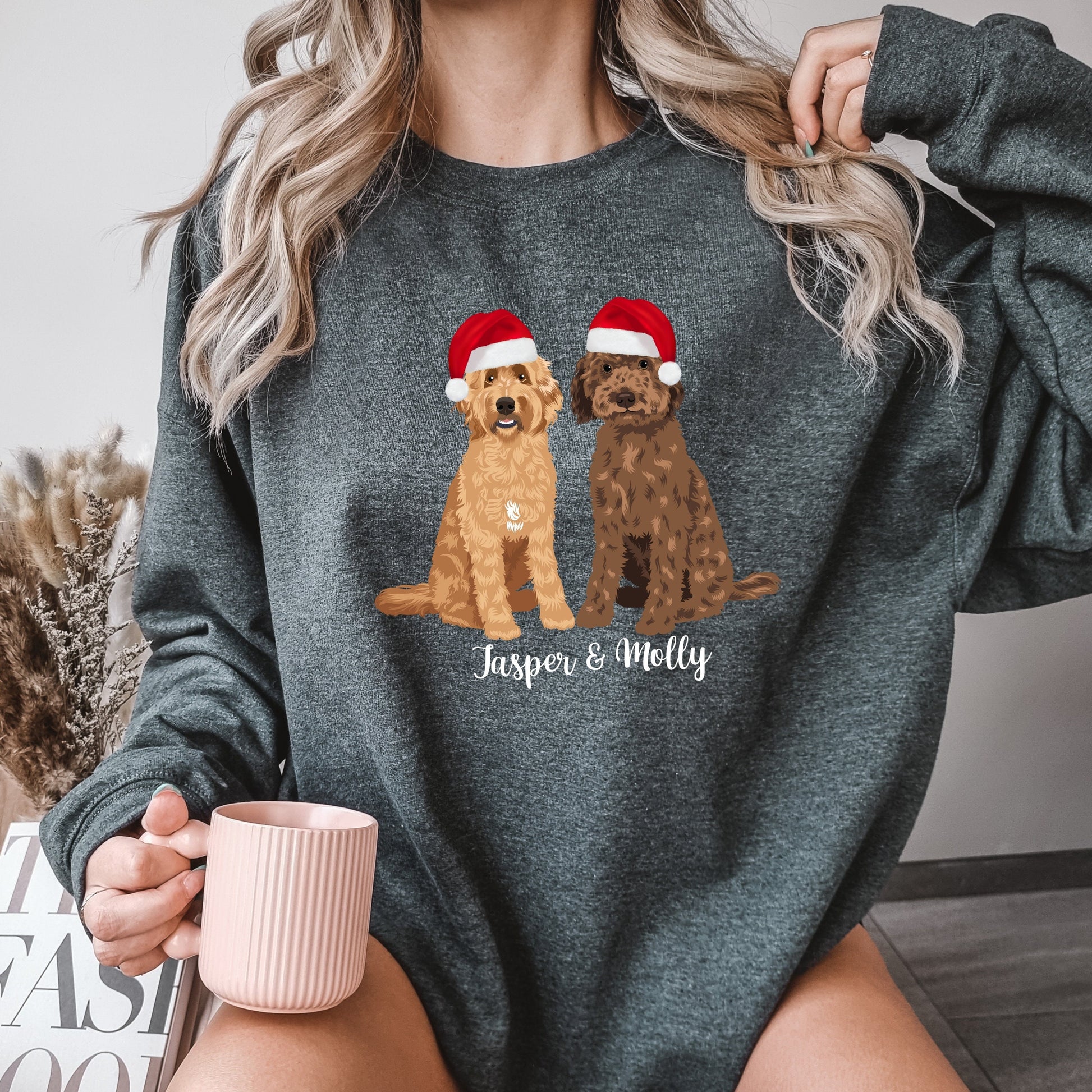 Christmas golden doodle sweatshirt, goldendoodle gifts, doodle dad gift, dog mom gift, dog Christmas sweater, labradoodle, cockapoo ywd4kc-br.myshopify.com