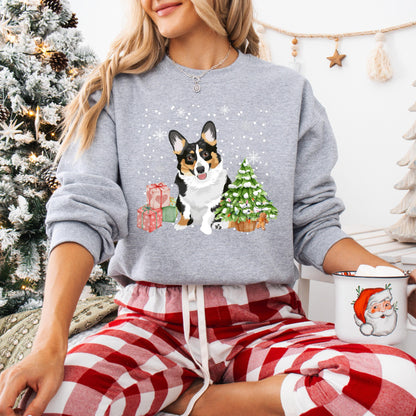 Corgi Christmas Tree Sweatshirt | 7 Dog Options ywd4kc-br.myshopify.com