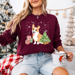 Corgi Christmas Tree Sweatshirt | 7 Dog Options ywd4kc-br.myshopify.com