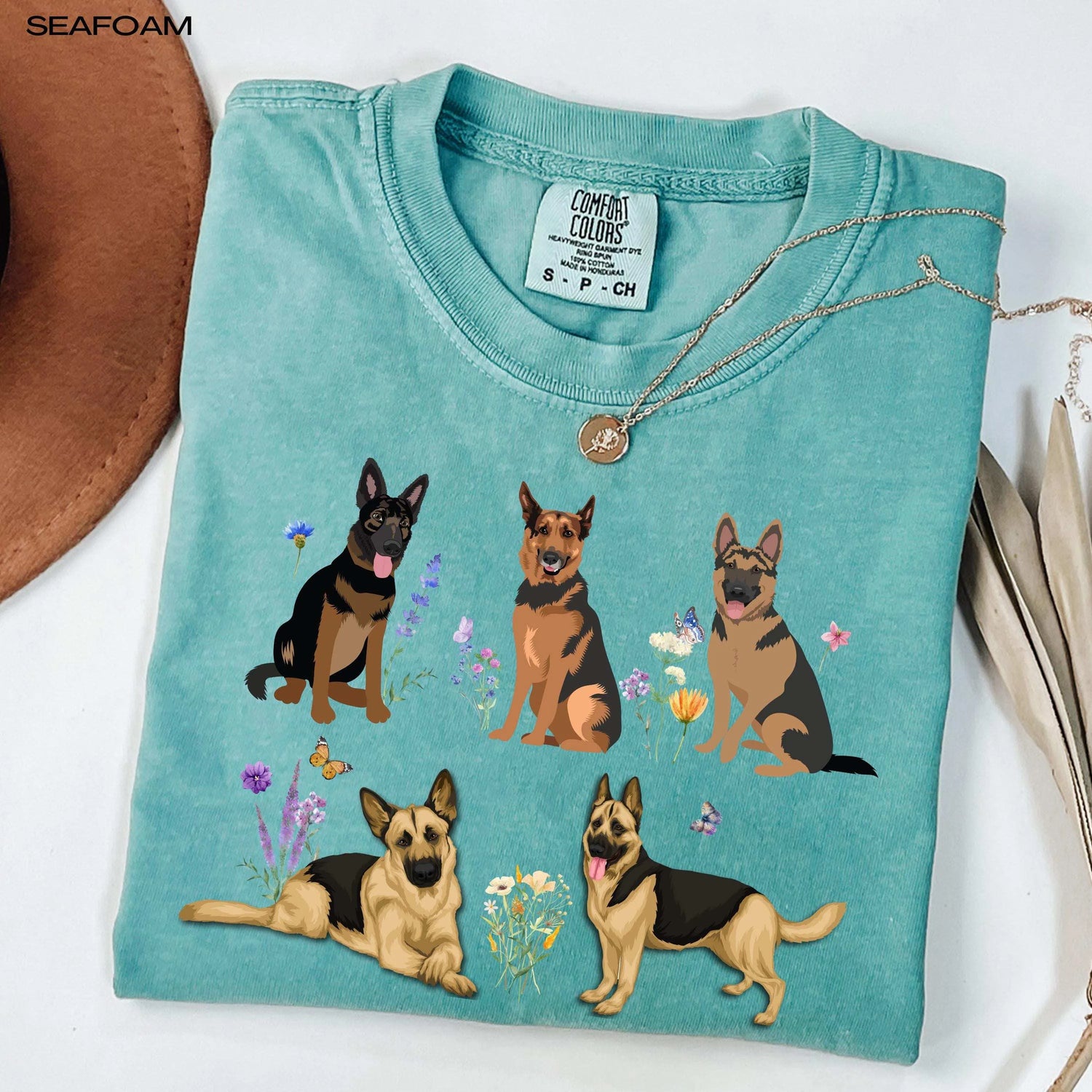 Cottagecore German shepherd shirt ywd4kc-br.myshopify.com