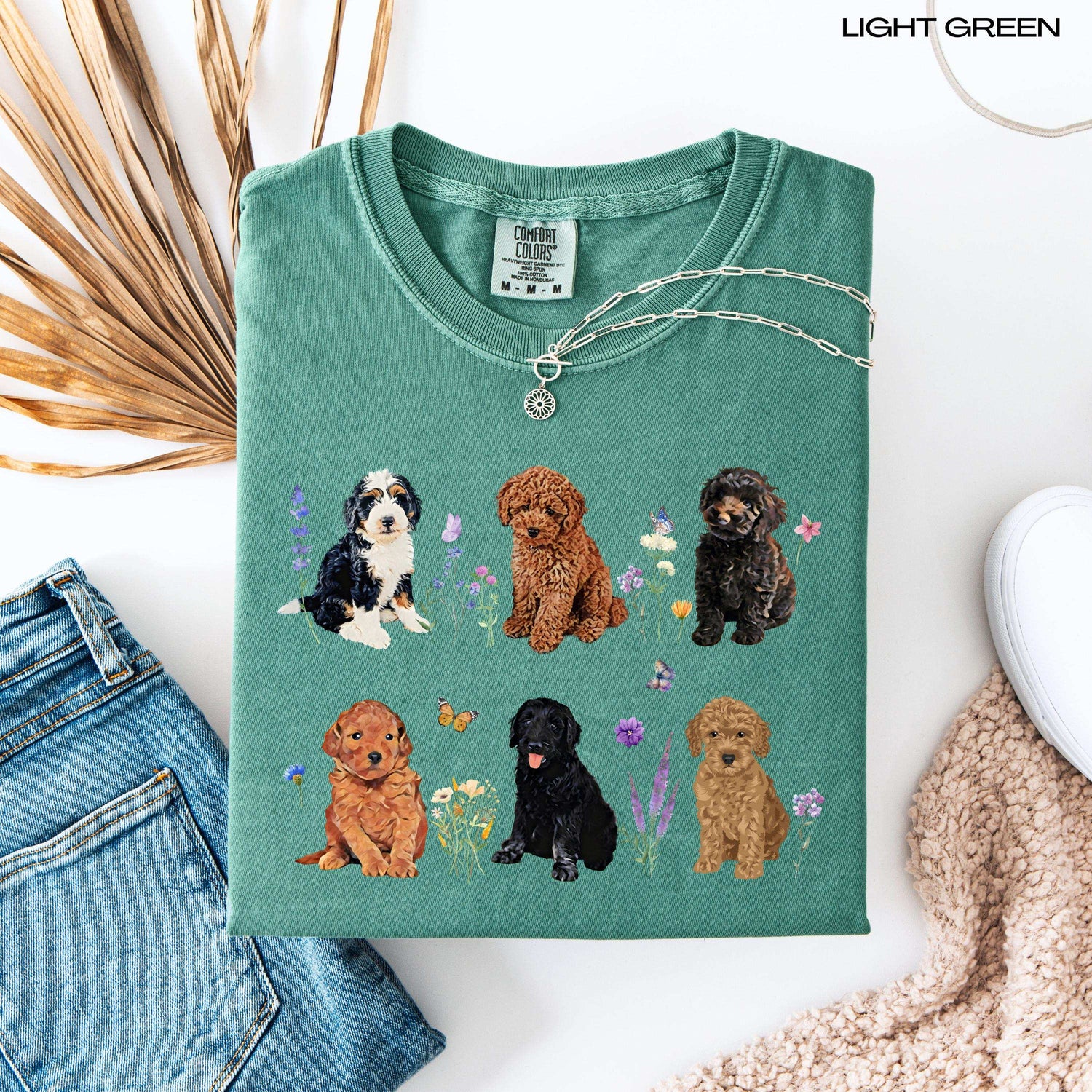 Cottagecore Goldendoodle Puppy Shirt ywd4kc-br.myshopify.com
