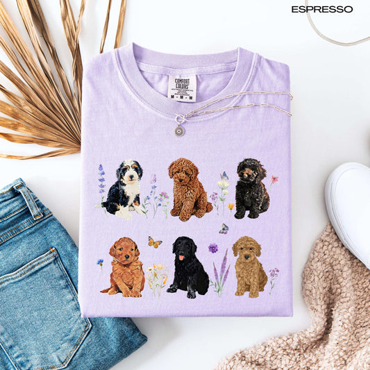 Cottagecore Goldendoodle Puppy Shirt ywd4kc-br.myshopify.com
