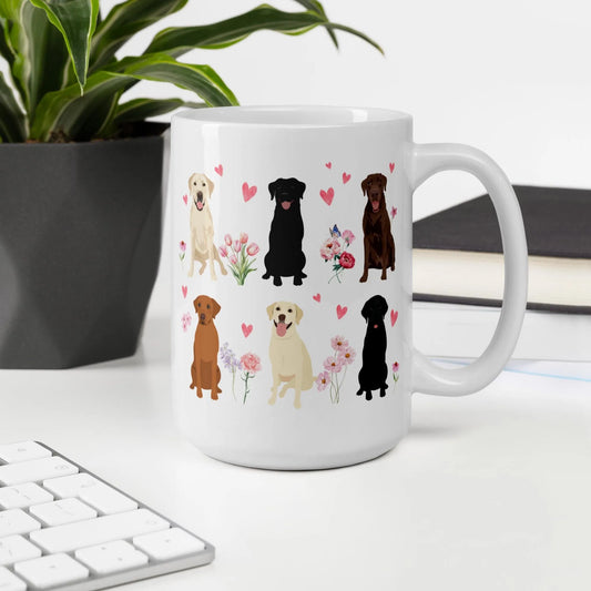 Cottagecore Heart Labrador Mug ywd4kc-br.myshopify.com