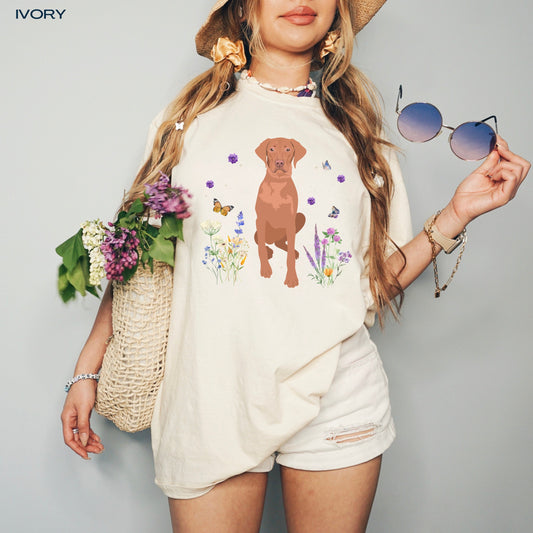 Cottagecore Vizsla T-Shirt ywd4kc-br.myshopify.com