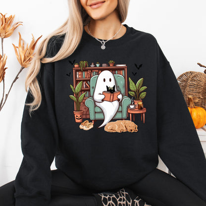 Cozy Bookish Ghost Sweater ywd4kc-br.myshopify.com
