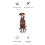 Custom Doberman Pillow | Made In The USA ywd4kc-br.myshopify.com