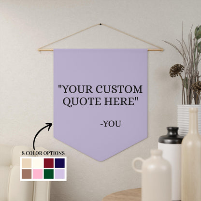 Custom Quote Pennant Banner: Personalized Wall Decor ywd4kc-br.myshopify.com