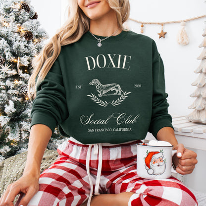 Dachshund Social Club Sweatshirt ywd4kc-br.myshopify.com