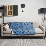 Dachshund blanket With Paw Print ywd4kc-br.myshopify.com
