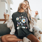 Daisy Flower T-Shirt ywd4kc-br.myshopify.com
