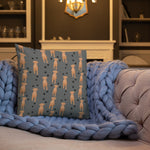 Dark Gray Vizlsa Throw Pillow ywd4kc-br.myshopify.com