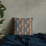 Dark Gray Vizlsa Throw Pillow ywd4kc-br.myshopify.com