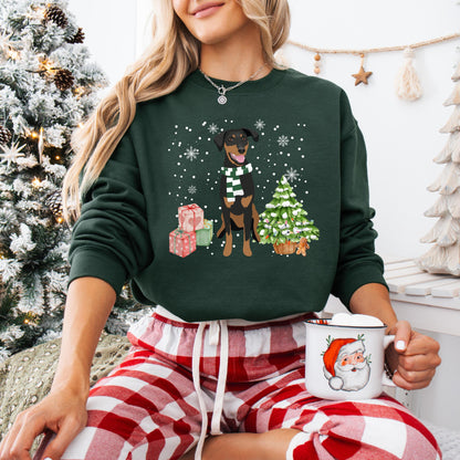 Doberman Christmas Sweater ywd4kc-br.myshopify.com