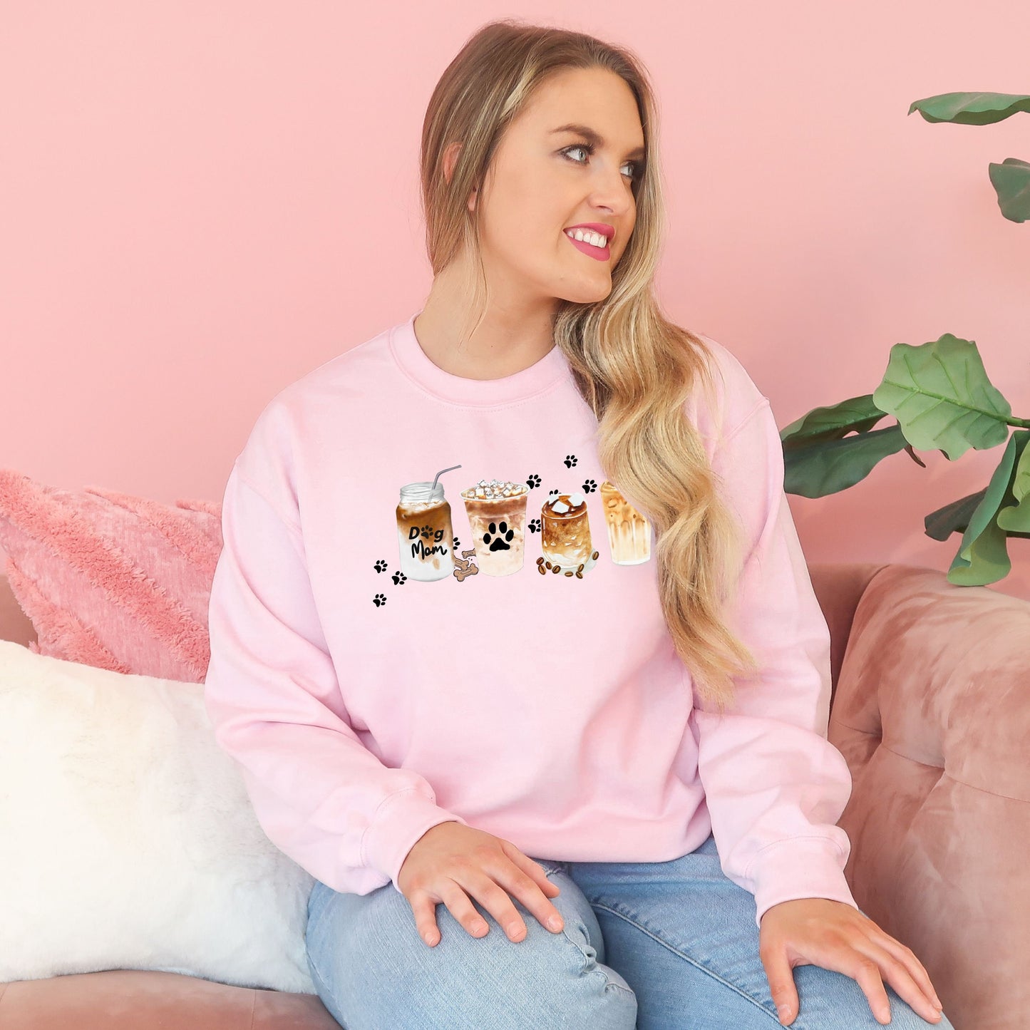 Dog Mom Coffee And Paws Sweatshirt ywd4kc-br.myshopify.com