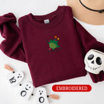 Embroidered Be Kind Or Else Frog Sweatshirt ywd4kc-br.myshopify.com