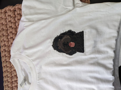 Embroidered Black Goldendoodle T-Shirt ywd4kc-br.myshopify.com