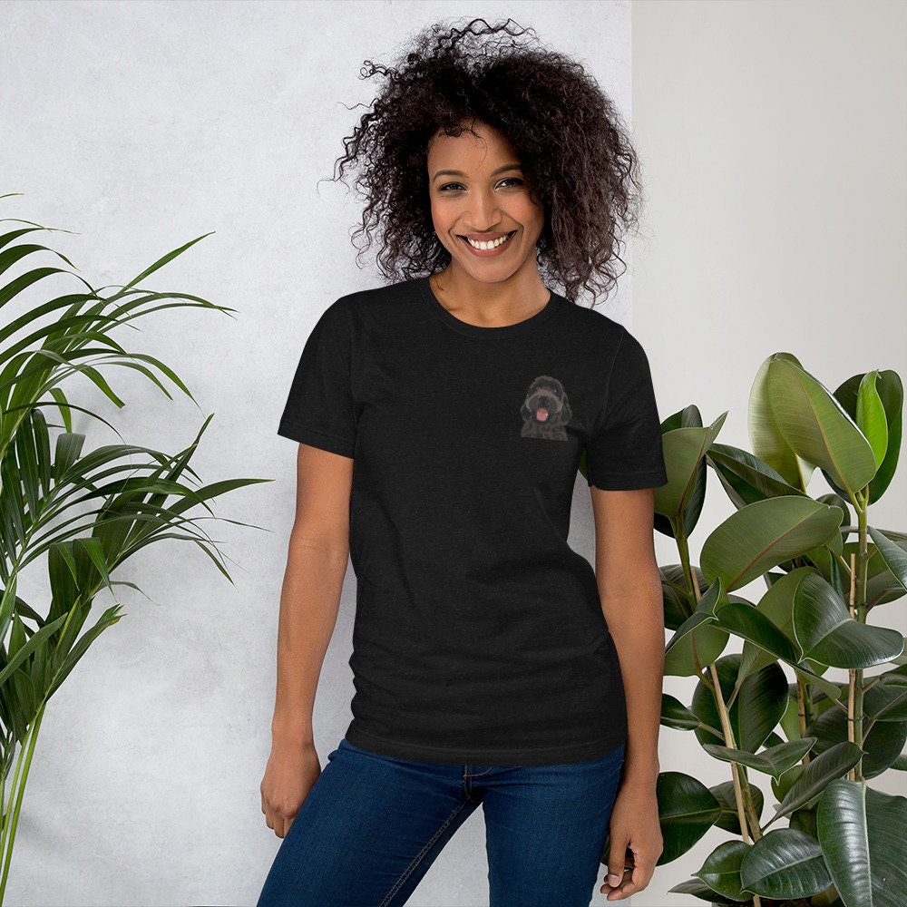 Embroidered Black Goldendoodle T-Shirt ywd4kc-br.myshopify.com