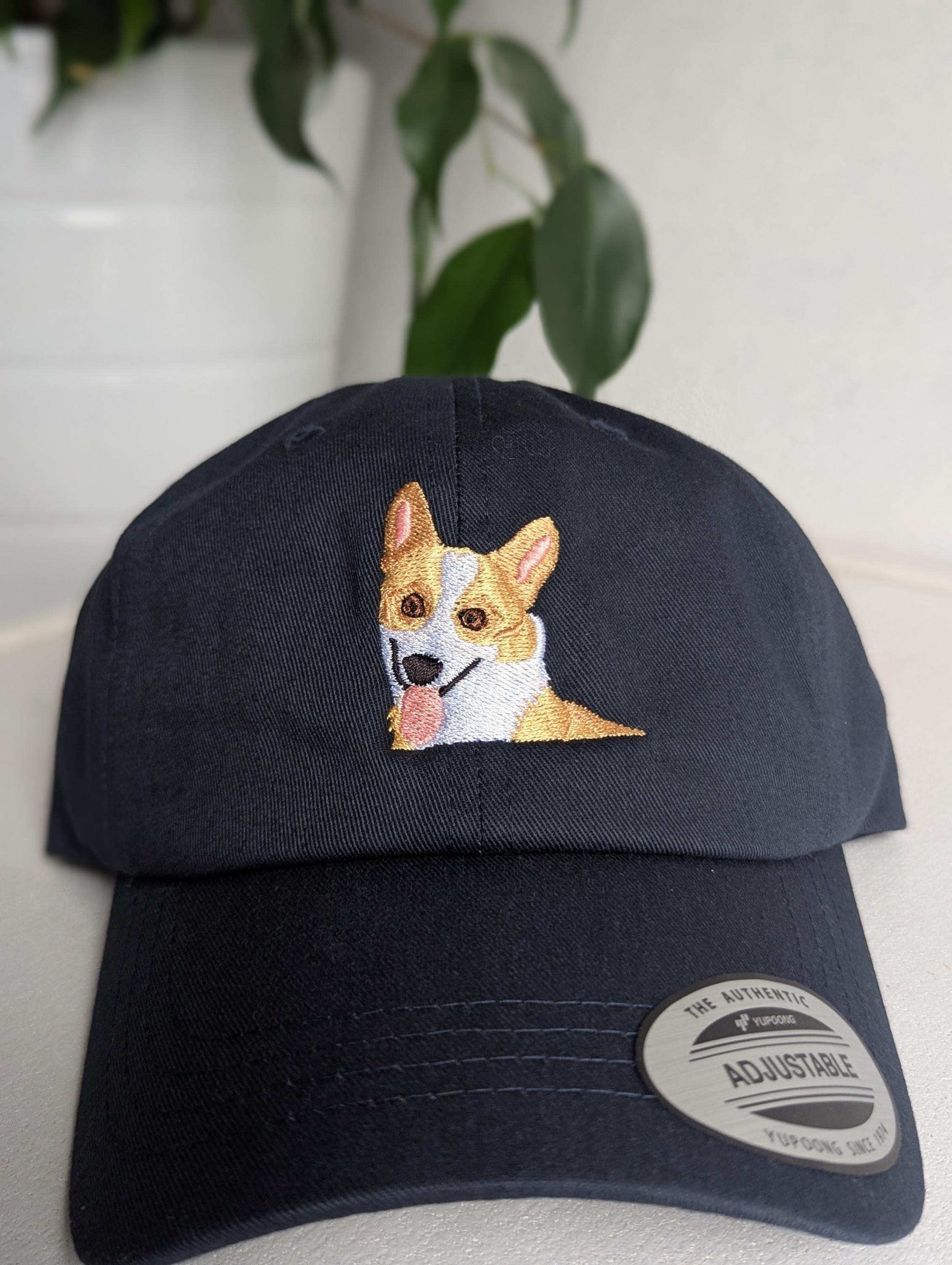 Embroidered Corgi Hat ywd4kc-br.myshopify.com