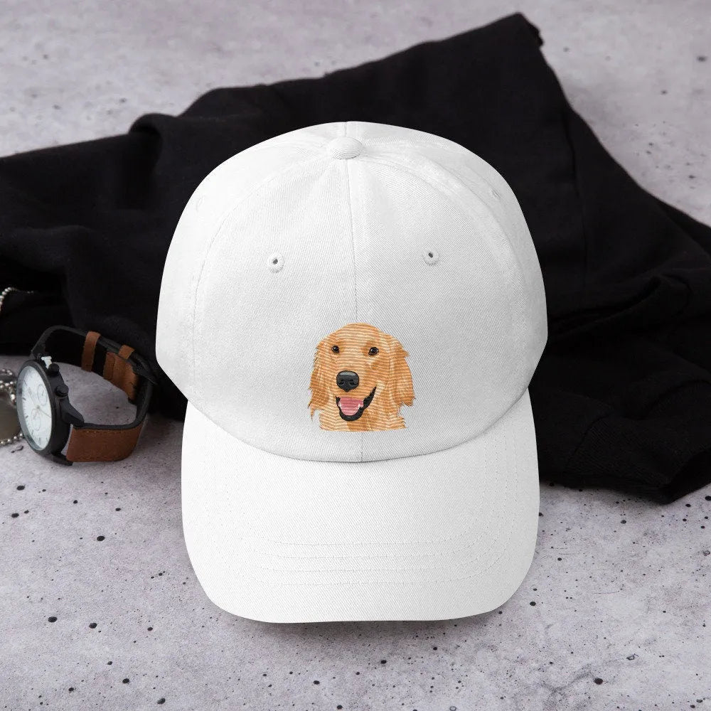 Embroidered Golden Retriever Hat ywd4kc-br.myshopify.com
