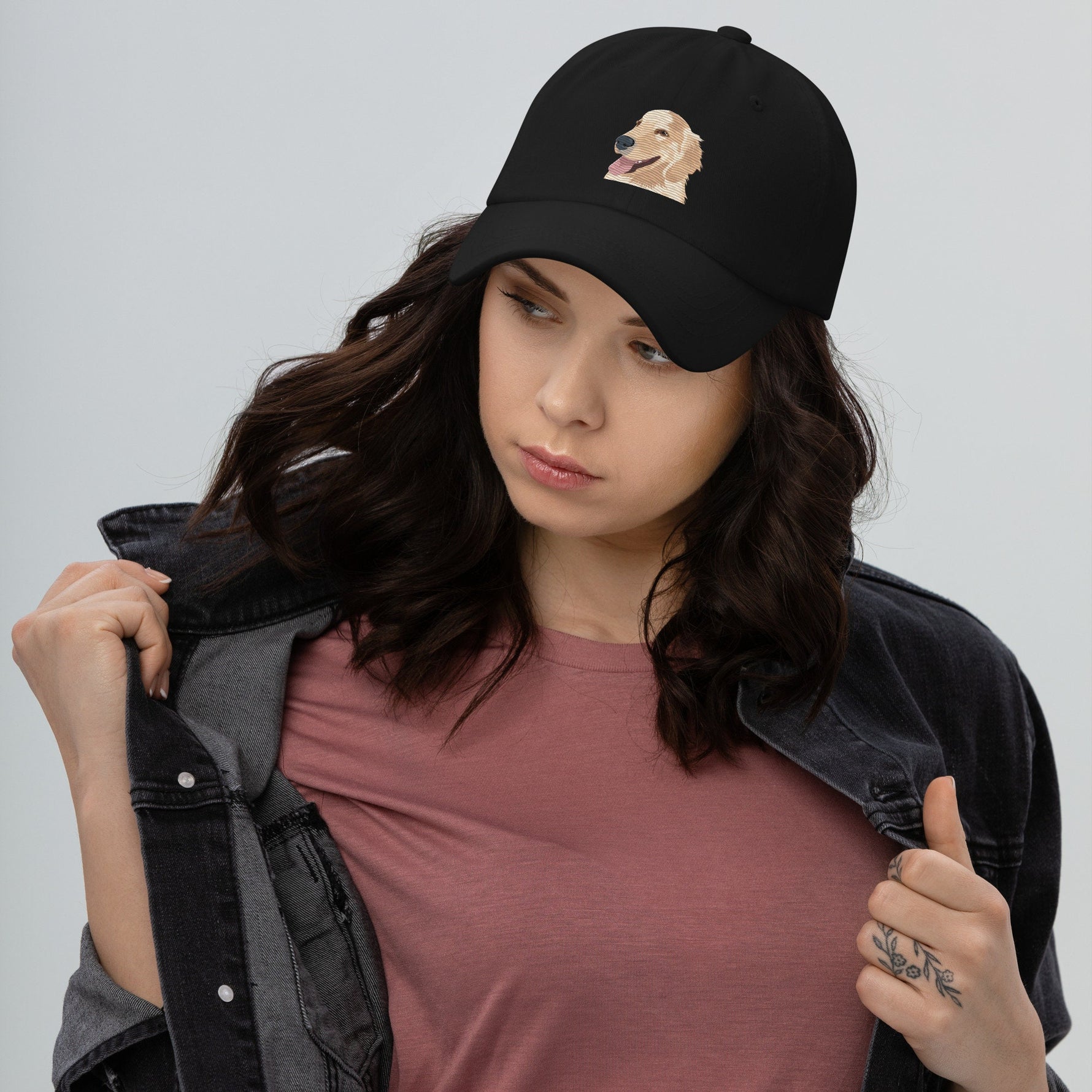 Embroidered Golden Retriever Hat ywd4kc-br.myshopify.com
