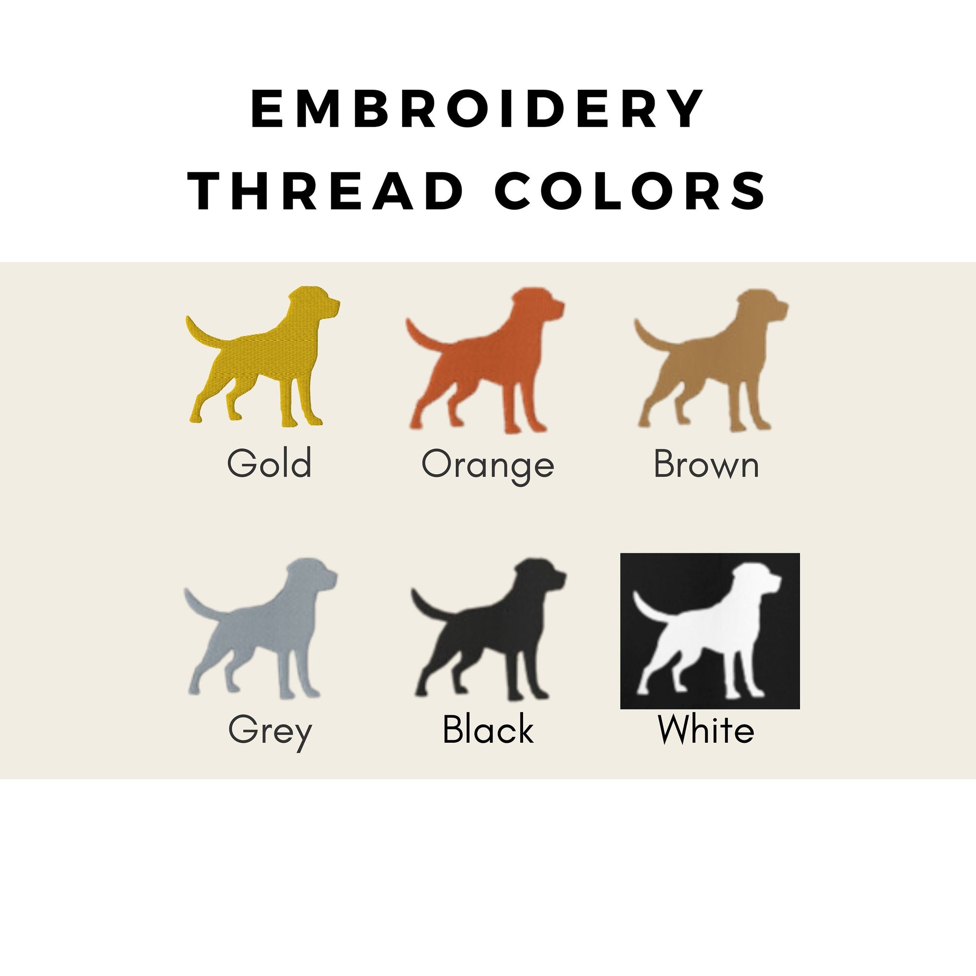 Embroidered Labrador Silhouette Sweatshirt ywd4kc-br.myshopify.com