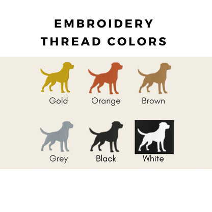 Embroidered Labrador Silhouette Sweatshirt ywd4kc-br.myshopify.com