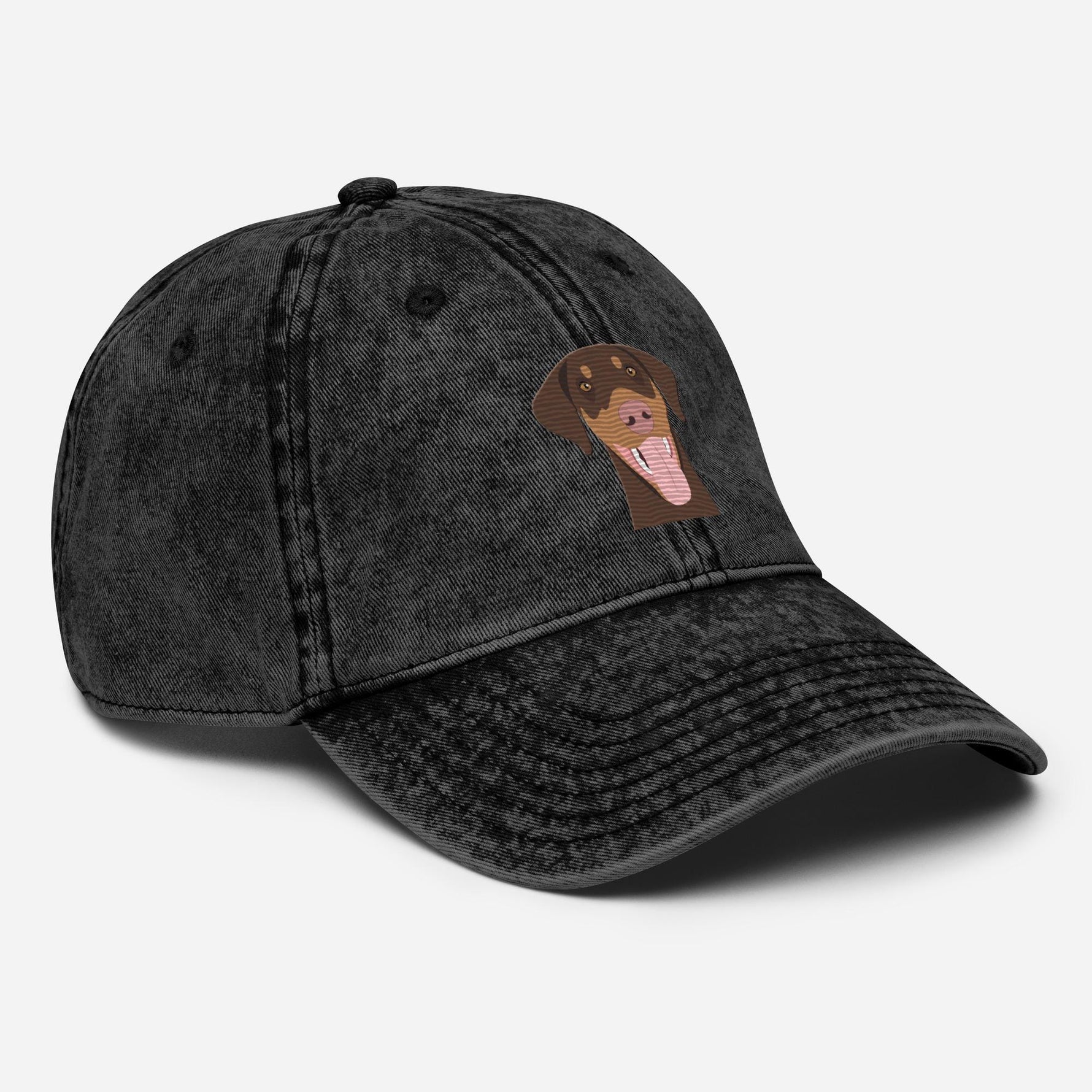 Embroidered Red Doberman Hat ywd4kc-br.myshopify.com