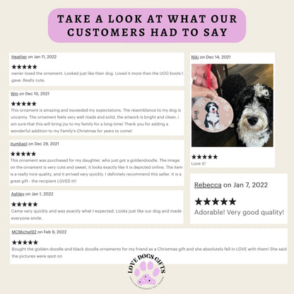 F1b Goldendoodle Metal Ornament | Durable Dog Decor ywd4kc-br.myshopify.com