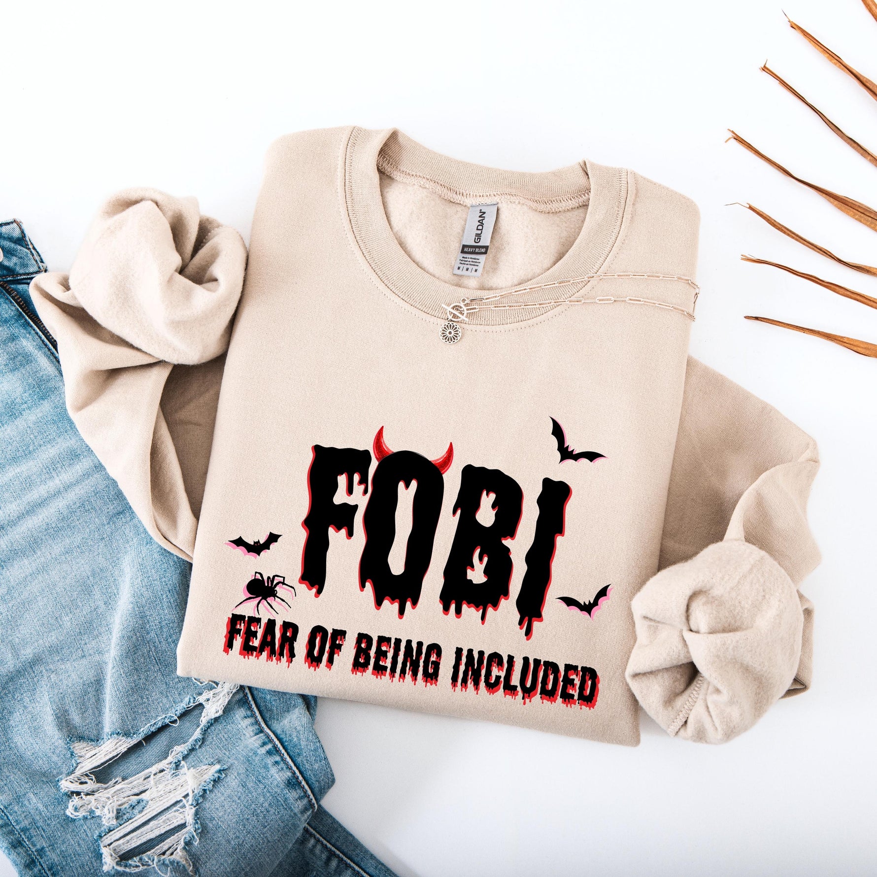 FOBI Fear Of Being Included Sweatshirt | Scary Movie Lover Gift ywd4kc-br.myshopify.com