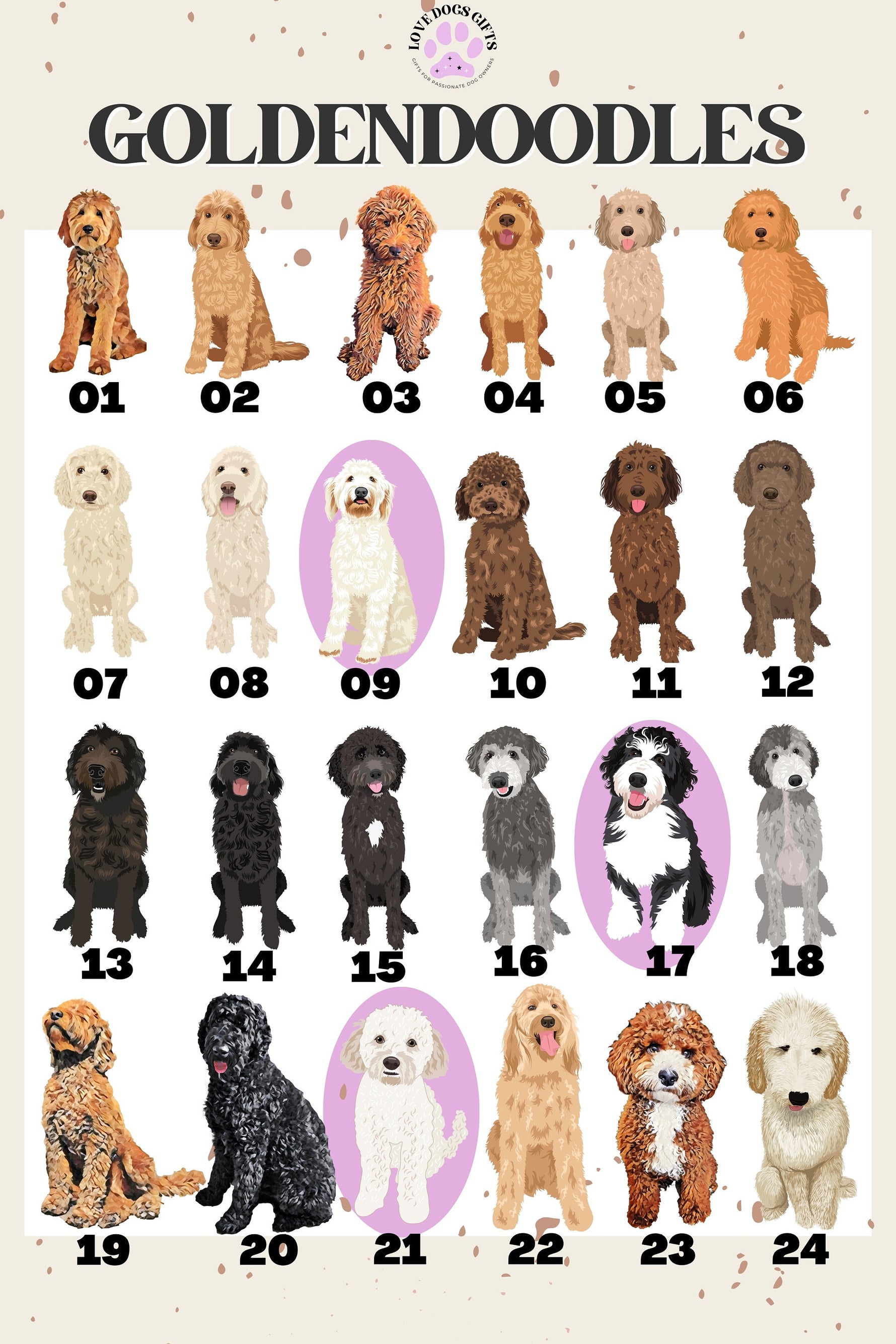 Forest Golden Doodle Phone Case For iPhone ywd4kc-br.myshopify.com