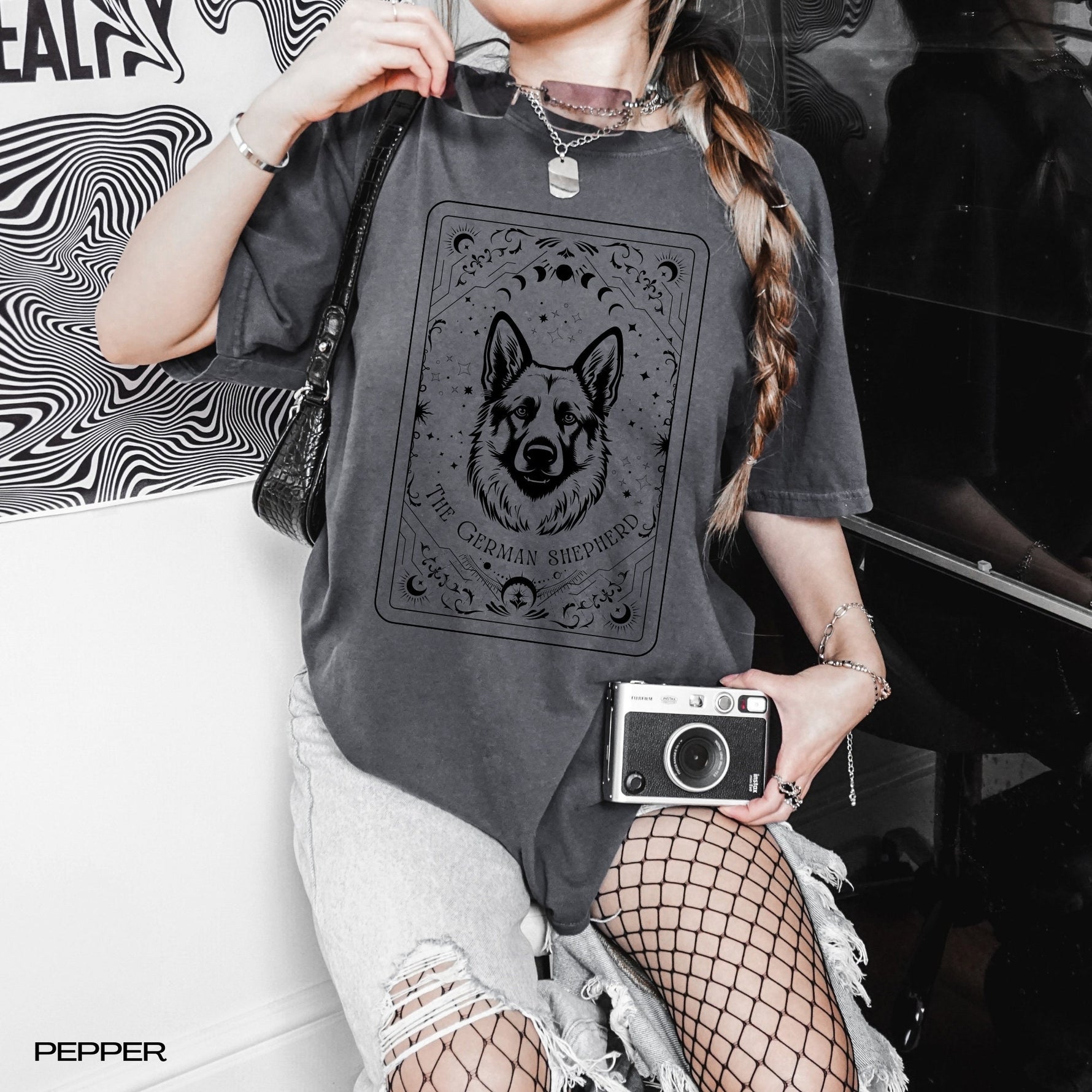 German Shepherd T-Shirt | Tarot Style ywd4kc-br.myshopify.com
