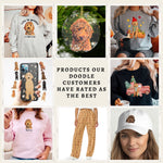 Gingerbread House Goldendoodle Sweatshirt ywd4kc-br.myshopify.com