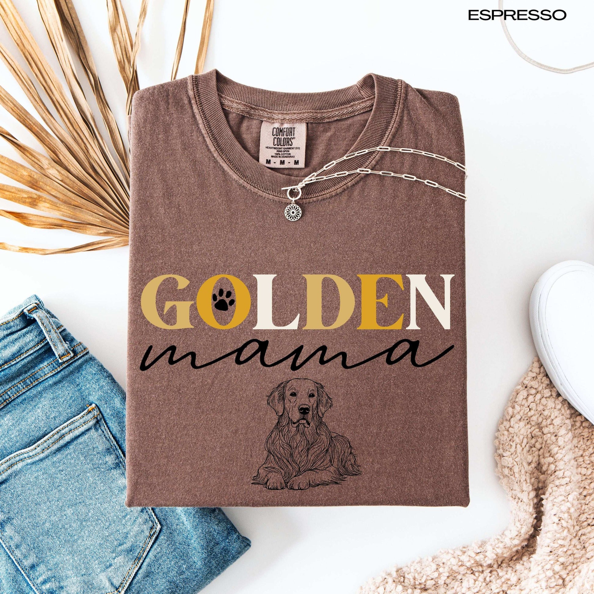 Golden Dog Mama Shirt ywd4kc-br.myshopify.com