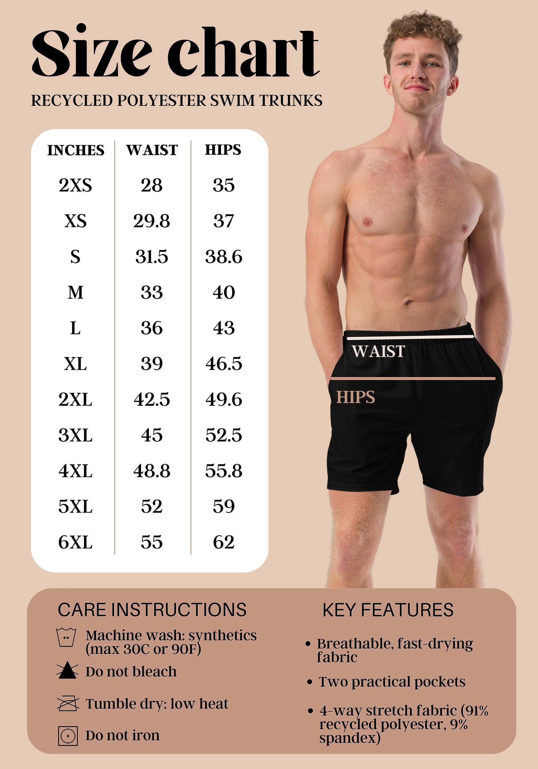 Golden Doodle Mens Swim Trunks | 8 Color Options ywd4kc-br.myshopify.com