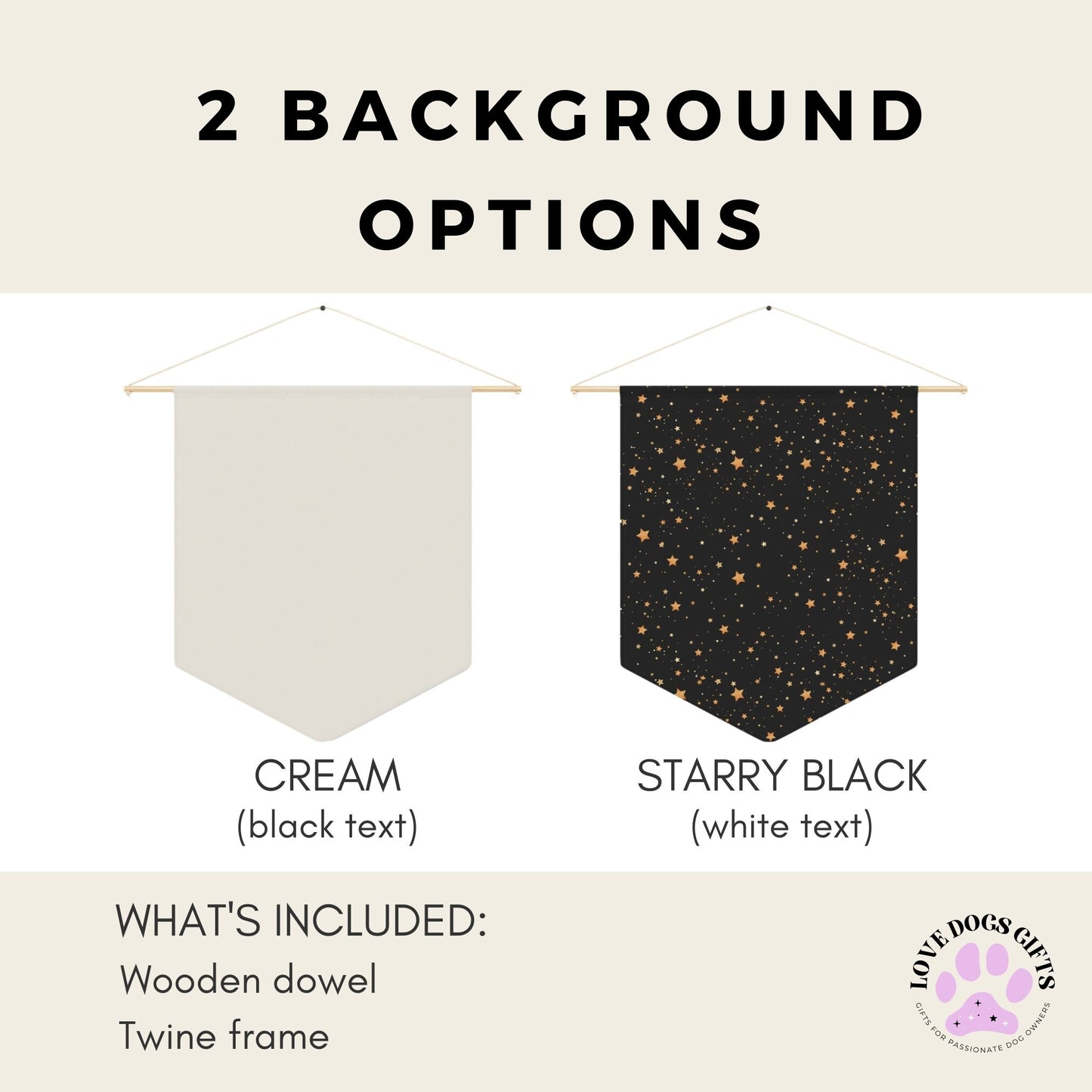 Golden Retriever Pennant Flag ywd4kc-br.myshopify.com