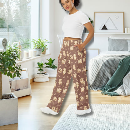 Golden Retriever Puppy Pajama Pants | Inclusive Sizing ywd4kc-br.myshopify.com