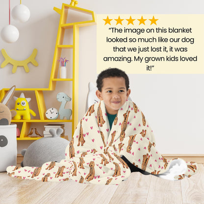Goldendoodle Blanket with hearts ywd4kc-br.myshopify.com