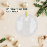 Goldendoodle With a Bow Christmas Ornament | Adorable Dog Decor ywd4kc-br.myshopify.com