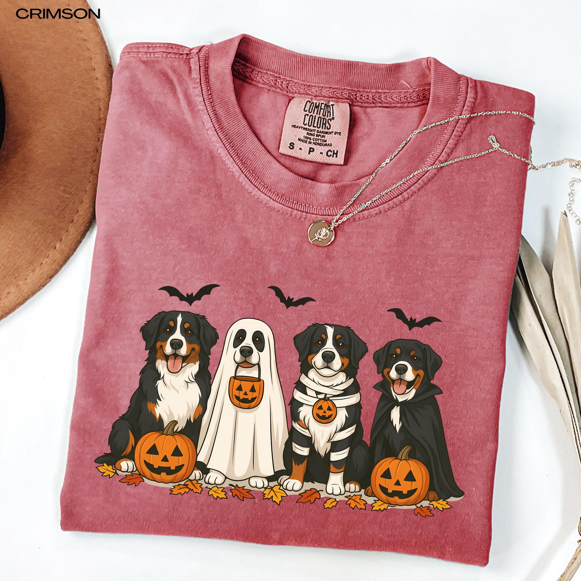 Halloween Bernese Mountain Dog T-Shirt ywd4kc-br.myshopify.com