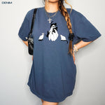 Halloween Cat Ghost T-Shirt ywd4kc-br.myshopify.com