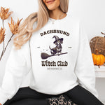 Halloween Dachshund Witch Club Sweatshirt ywd4kc-br.myshopify.com