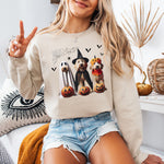 Halloween Ghost Doodles Sweatshirt ywd4kc-br.myshopify.com